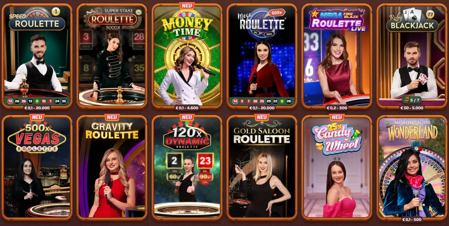 Live Casino Roostino